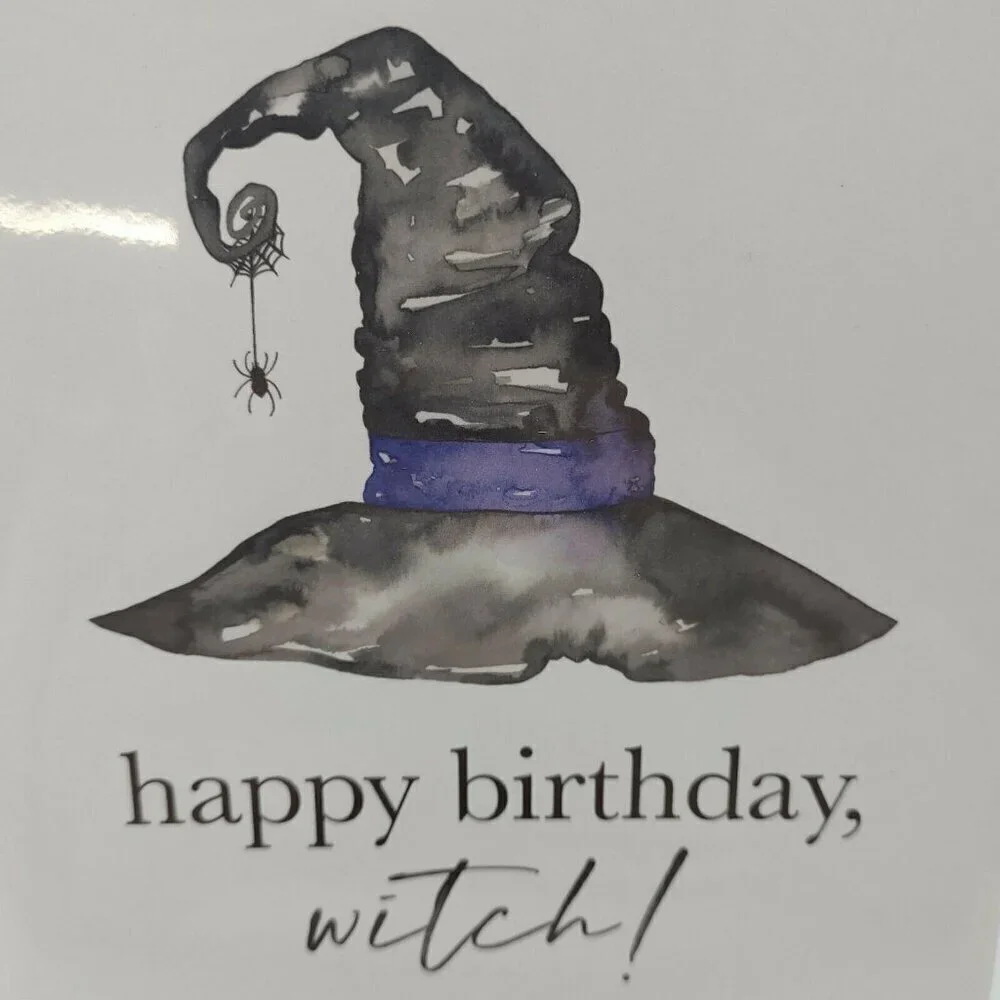 Halloween Themed Greeting Cards Happy Birthday Witch Dead Inside Envelopes Set 2